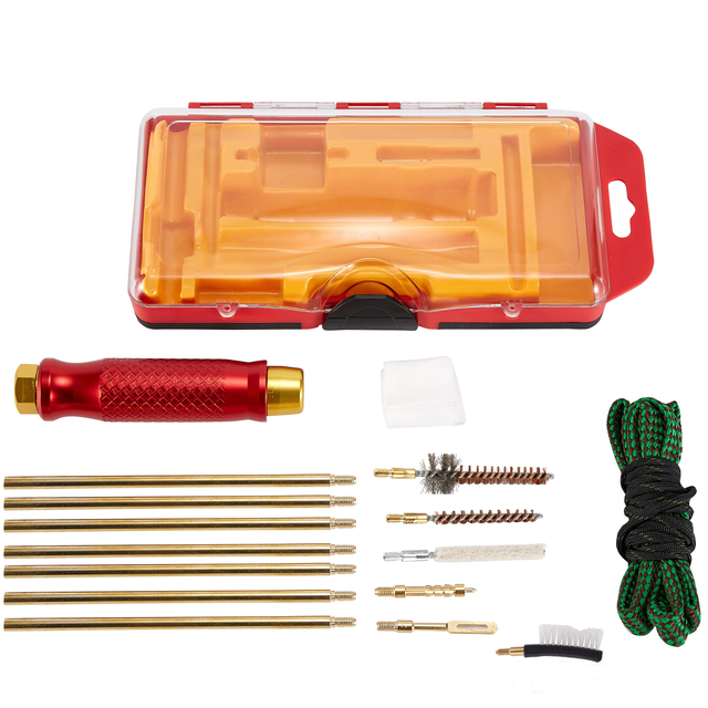 16 pcs .223 cal Rifle Airgun Maintenance Cleaning Rod Gun Cleaning Kit for sale