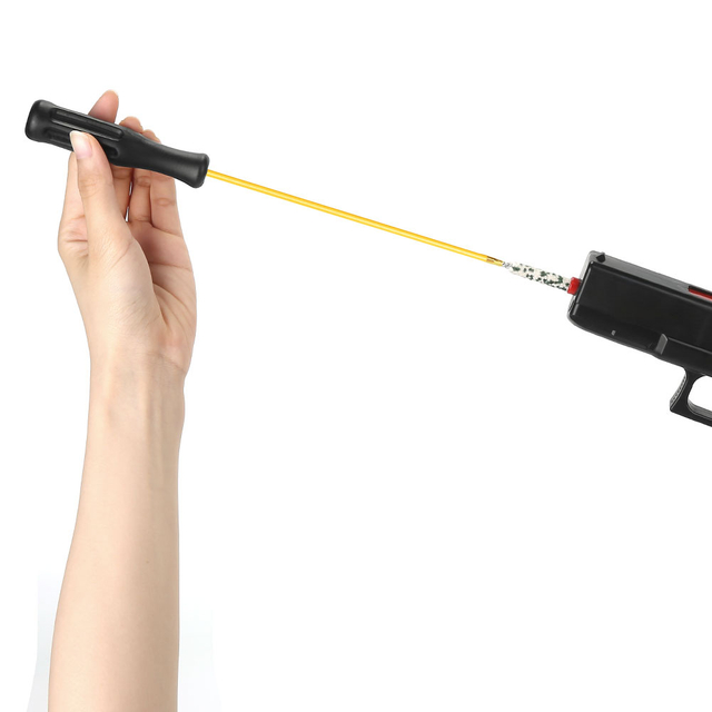 GK01A 177 .22 .243 Plastic Box Brass Rod Air Gun Hunting Rifle Gun Cleaning Brush Kit for sale