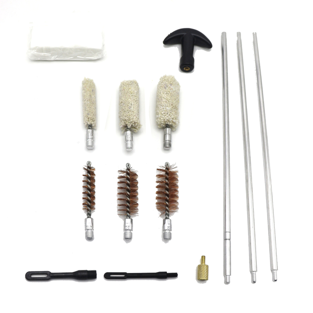 GK16 Shotgun Cleaning Kit I 12 Gauge and 20 Gauge Cleaning Kit I Portable Shot Gun Trap Shooting Accessories Pouch Kit with Gun Cleaning Supplies,black