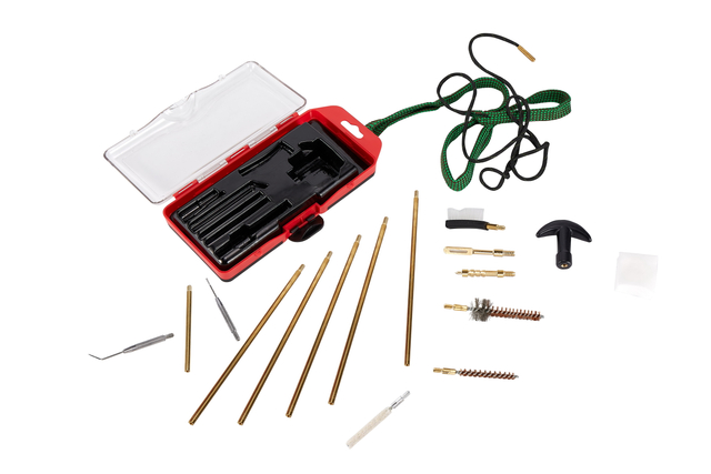 JUJIAN New product .223 Bore Chamber Brushes Gun Cleaning Patches Brass Rod Cleaning Kit