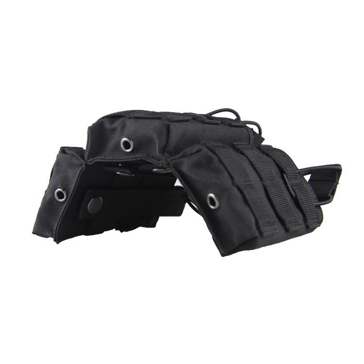 Molle Mag Pouch - Open Top Magazine Holder Carrier with Bungee Straps Tactical Pouches
