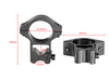 Hunting Bracket 25.4MM Single - Nail High - Narrow 11MM Fixture