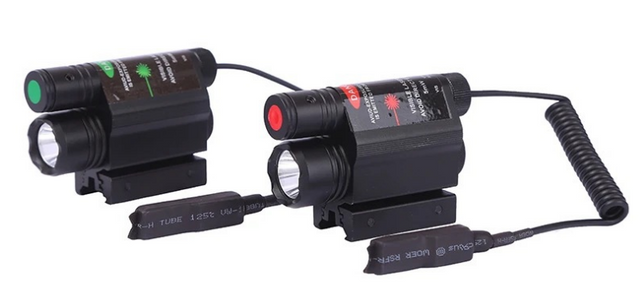 Cross-border Laser Flashlight Integrated Under-mount Tactical Flashlight