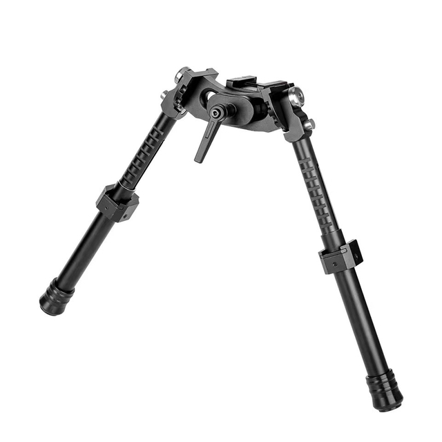 8" - 12” Adjustable Bipod, Heavy Duty Tactical Rifle Bipod, Picatinny/Weaver Rail Mount Base