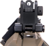 45 Degree Offset Flip Up Iron Sights for Rifle Includes Front Sight Adjustment Tool | Rapid Transition Backup Front And Rear Iron Sight BUIS Set Picatinny Rail And Weaver Rails