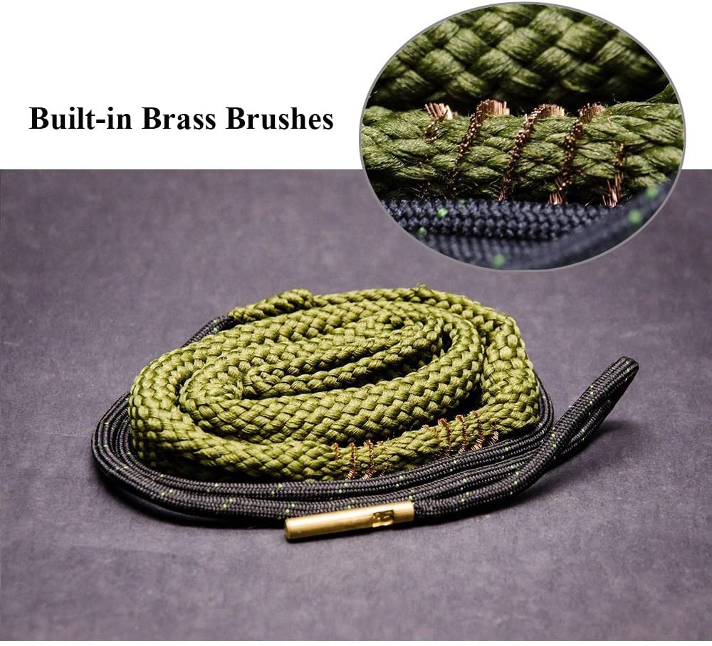 Rifle Build Cleaner Rope - Reusable and Compact for Various Caliber Sizes - Gun Cleaning Kit Supplies