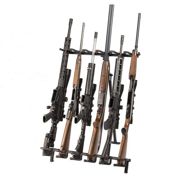 Displays Portable Gun Rack And Bow Holder - Tactical Freestanding Folding Firearm Stand Holds Any Rifle Or Bow - Keeps Guns Organized at The Shooting Range