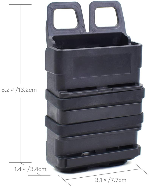 Tactical Fast Mag Attach Belt Magazine Pouch 5.56 Molle Holster Hunting