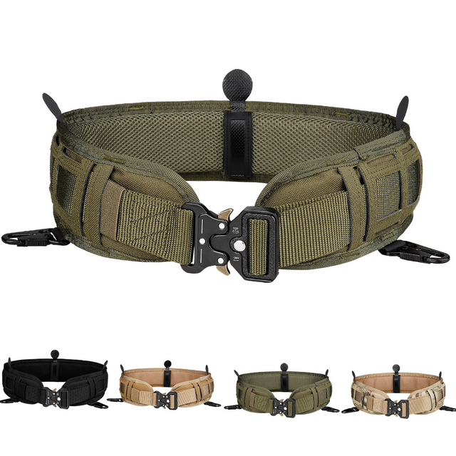Tacticon Battle Belt | Combat Veteran Owned Company | Padded Tactical Belt | Duty Belt With Metal Quick Release Buckle