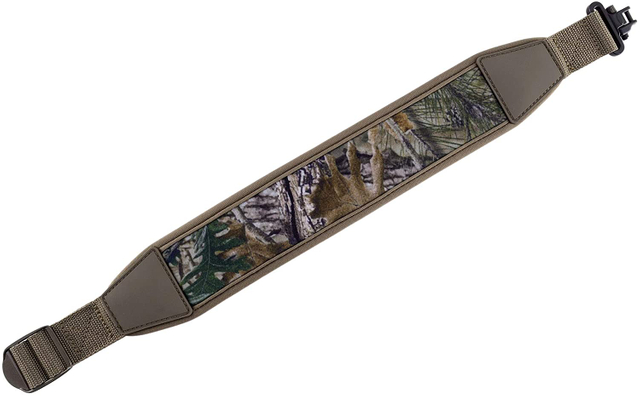 Two Point Rifle Gun Sling with Swivels,Durable Shoulder Padded Strap,Length Adjuster