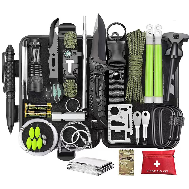Survival Kit 34 In 1 Camping Accessories Survival Gear Outdoor Multi Survival Kit 34 In 1 Camping Accessories Survival Gear Outdoor Multi