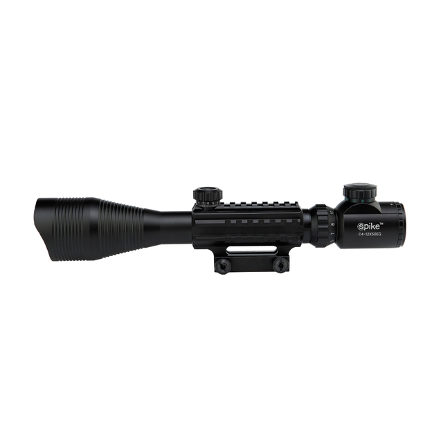 4-12x50 Optics Scope with 20mm Free Mounts