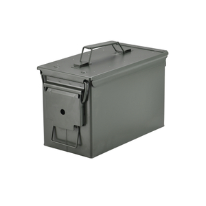 Waterproof Ammo Cans Metal – Army Green Ammo Box Steel – for Shotgun Rifle Nerf Ammunition 