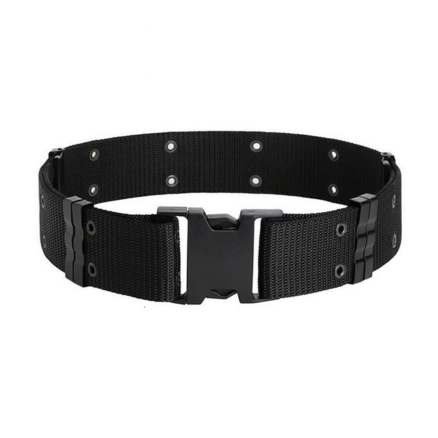 Tactical Belt, Military Hiking Rigger Nylon Web Work Belt 1.5" with Heavy Duty Quick Release Buckle