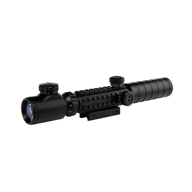 Hunting Rifle Scope 3-9x32 AOE Red and Green Illuminated Gun Scope with Free Mount
