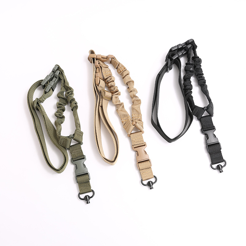 1 Point Sling Quick Adjust QD Rifle Sling with QD Sling Swivel, QD Sling Mount for Mlok Rail Push Button Quick Release Sling Attachment Rail Mount, Quick Disconnect Sling with Fast Thumb Loop