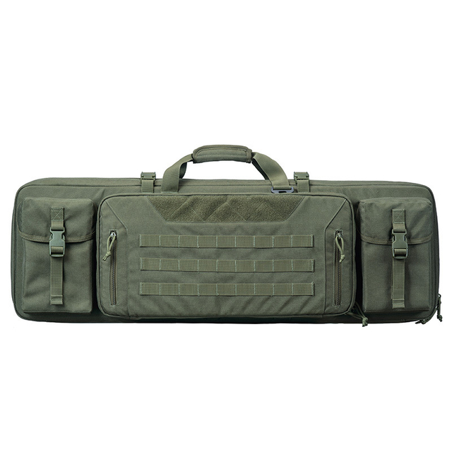 Classic Tactical Double Long Rifle Pistol Gun Bag Firearm Transportation Case W/Backpack