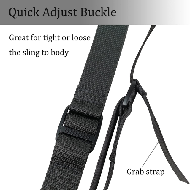 2 Point Rifle Sling Padded Gun Carrying Strap Quick Adjust for Outdoor Sports Hunting Rifles/Shotguns Multifunctional Nylon Shoulder Strap