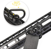 2 Point Sling & Mloc Sling Mount - Adjustable Extra Long Two Point Traditional Rifle Sling with 2 Pack 1.25" QD Sling Swivels Mounts for M Lock Rail System