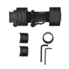 Tactical Rifle Scope Rings Mount | Quick Release Picatinny/Weaver Rail Mounting Rings for Hunting & Shooting