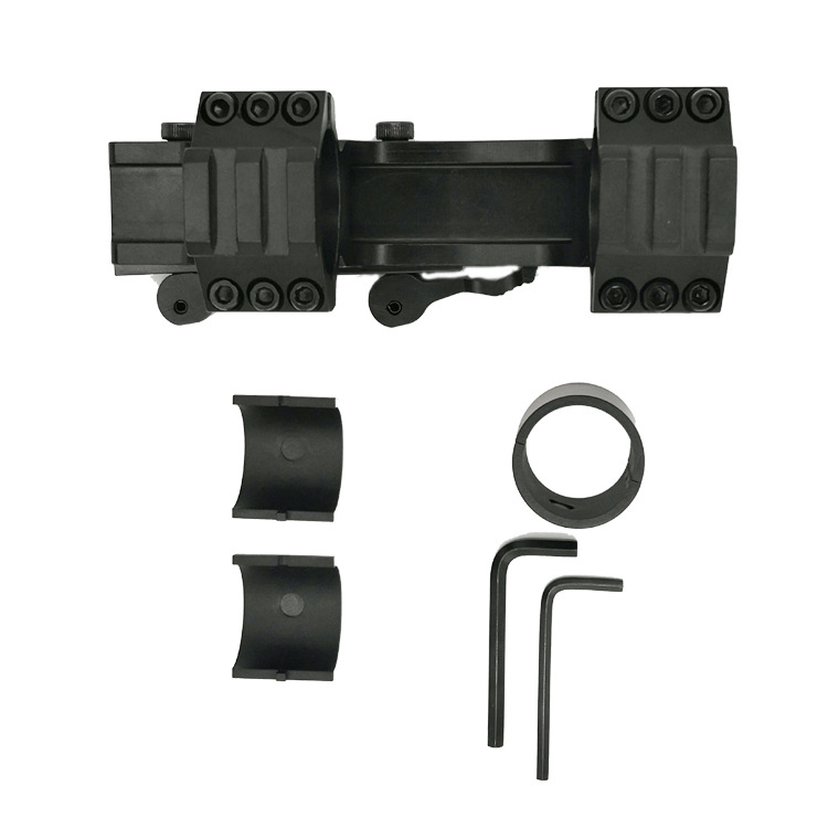 Tactical Rifle Scope Rings Mount | Quick Release Picatinny/Weaver Rail Mounting Rings for Hunting & Shooting