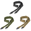 Two Points Rifle Sling with Length Adjuster Traditional Sling with Metal Hook for Outdoors