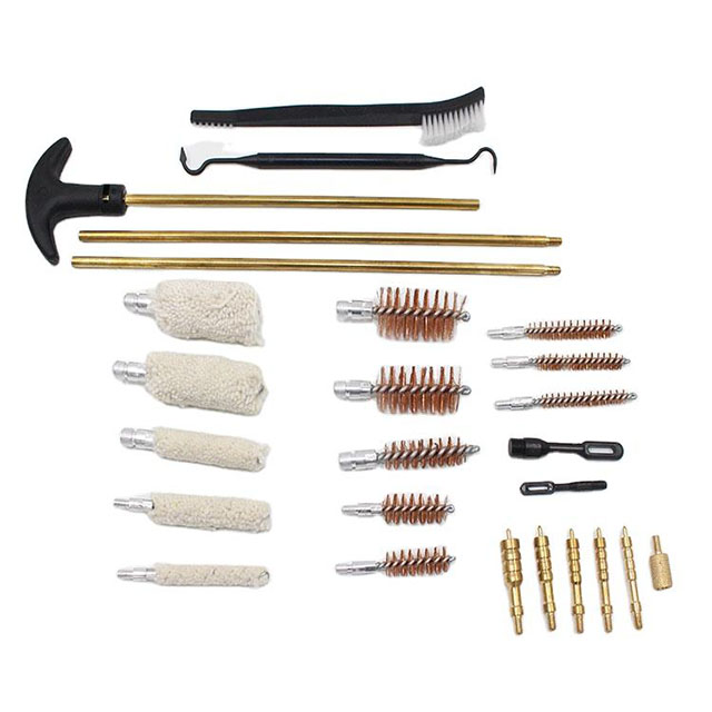 Sale Hunting Tool Brush for AR15 Red Leather Carrying Case Gun Cleaning