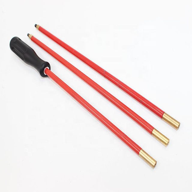 For Sale PVC Plastic Coated Connecting Rod for Gun Cleaning Stick 250-730mm 4/5/6/7/8mm