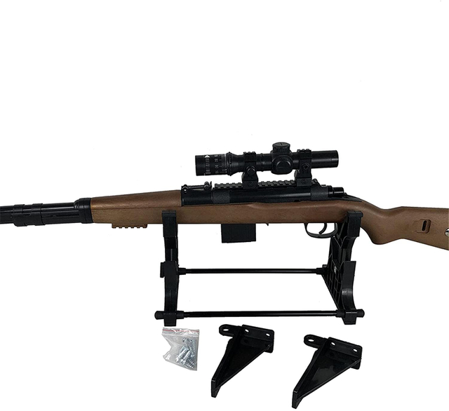  Gun Rack Wall Mount Gun Racks for Wall Hold Up & Display Shotgun Rifle Sword Bow Firearm