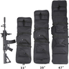 Tactical Double Gun Case, Rifle Case, Padded Rifle Storage Backpack Integrated Pistol and Magazine Storage