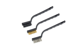Universal Utility Cleaning Kit Factory Direct 3pcs Stainless Nylon Brass Wire Gun Cleaning Brush