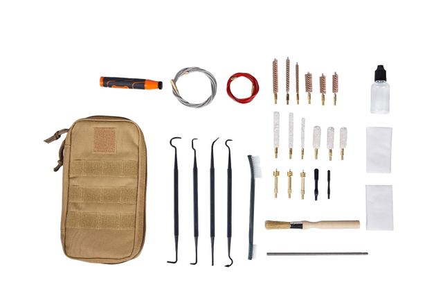 Portable gun Cleaning Brush Set Gun Cleaning Kit for Out Door Cleaning Shooting