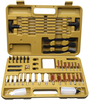 GK26 62 Pcs Universal Gun Cleaning Brush Brass Drill brush Cleaning Patch Gun Cannula Hunting Gun Cleaning Kit