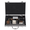 26 Pcs Airgun Rife Pistol Shotgun Universal Brass Gun Cleaning Kits With Leather Case Case for sale