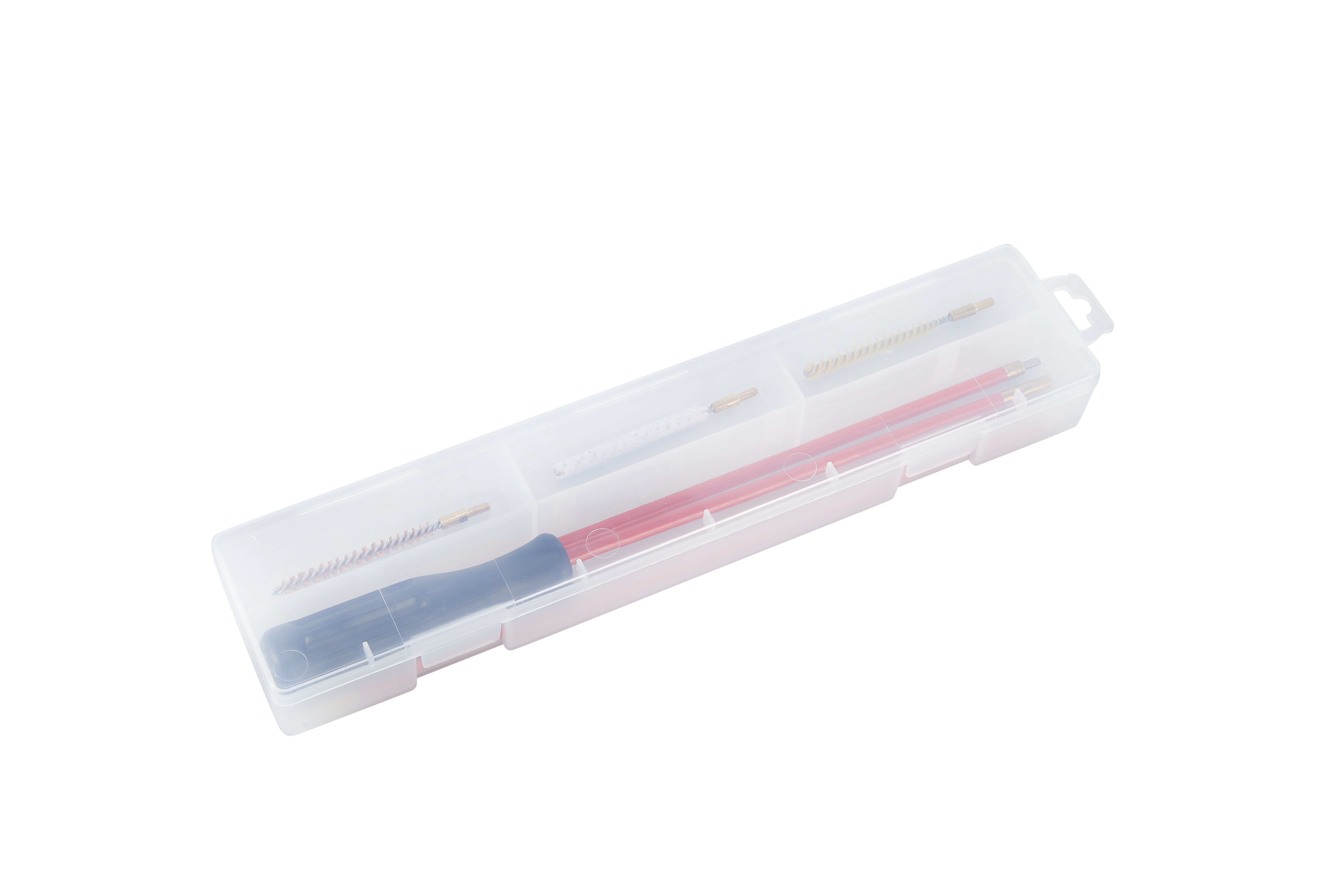 GK04 Wholesale 6 Piece 177cal Shot Gun Pistol Airgun Bronze Plastic Box Gun Cleaning Kit 